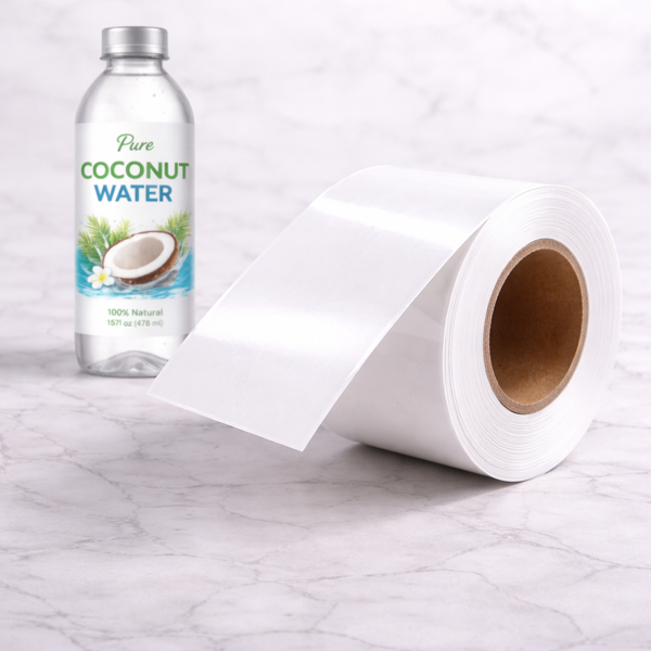 White Plastic (Polypropylene) label material