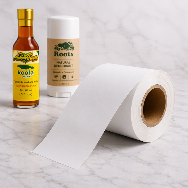 Paper label material